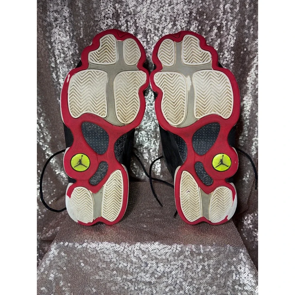 Air Jordan 13 Retro Playoffs 2023 Black Red White 414571-062 Men's Size 10
